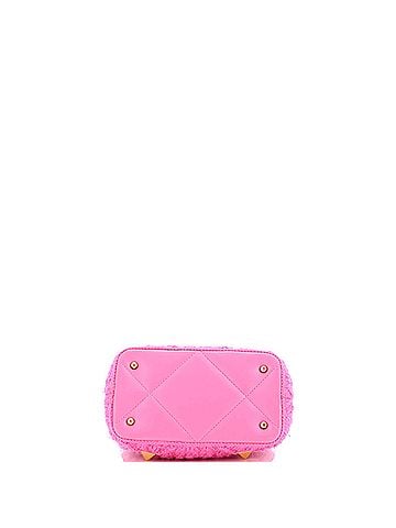 Valentino Garavani Roman Stud Top Handle Bag Woven Wool with Leather Small (view 2)