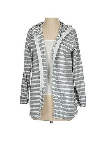 The Black Dog Gray Hood Cardigan Cardigan (view 1)