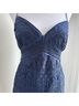 Likely Leopard Print Blue Cocktail Dress Size S - photo 5