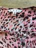 CAbi 100% Polyester Animal Print Pink Brown Sleeveless Top Size S - photo 4