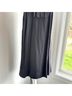 Maje 100% Silk 100% Lambskin Black Cocktail Dress Size M - photo 4