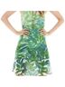 CAbi 100% Polyester Floral Green Casual Dress Size S - photo 2