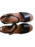 Steve Madden Black White Sandals Size 9 1/2 - photo 9