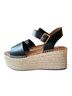 Steve Madden Black White Sandals Size 9 1/2 - photo 4