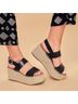 Steve Madden Black White Sandals Size 9 1/2 - photo 11