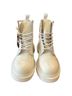 Dr. Martens 100% Leather White Boots Size 6 - photo 5
