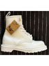 Dr. Martens 100% Leather White Boots Size 6 - photo 3