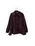 Akris Punto 100% Polyester 100% Viscose Solid Purple Jacket Size 10 - photo 1