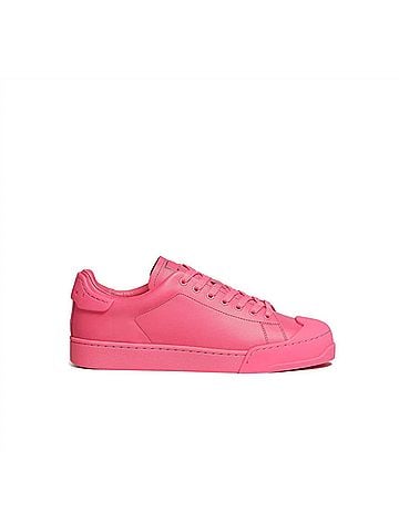 MARNI Women's Dada Bumper Low Top Leather Sneakers in Pink (view 1)