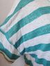 Chico's Stripes Blue White Short Sleeve Top Size XL - photo 7