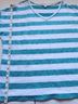 Chico's Stripes Blue White Short Sleeve Top Size XL - photo 13