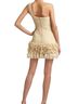 BCBGMAXAZRIA Tan Gold Cocktail Dress Size 12 - photo 2
