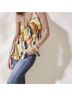 CAbi Stripes Multi Color Tank Top Size M - photo 3