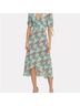 Intermix Floral Green White Casual Dress Size 2 - photo 4