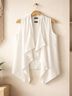 Karl Lagerfeld for Impulse 100% Poly Chiffon White Sleeveless Top Size XL - photo 3