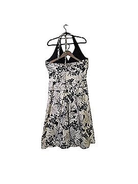 Banana Republic Floral Monochrome Halter Dress  Casual Dress (view 2)