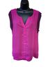 CAbi 100% Polyester Solid Pink Sleeveless Blouse Size S - photo 1