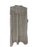 CAbi 100% Polyester Print Green Gray Sleeveless Blouse Size M - photo 2