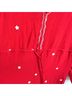 Free People 100% Rayon Red White Jumpsuit Size XS - photo 7