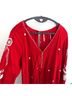 Free People 100% Rayon Red White Jumpsuit Size XS - photo 5