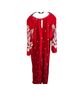 Free People 100% Rayon Red White Jumpsuit Size XS - photo 2