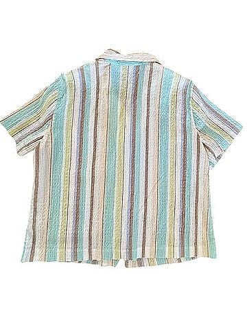Alfred Dunner Short Sleeve Button-Down Shirt (view 2)