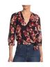 Madewell Floral 3/4 Sleeve Blouse Size S - photo 5