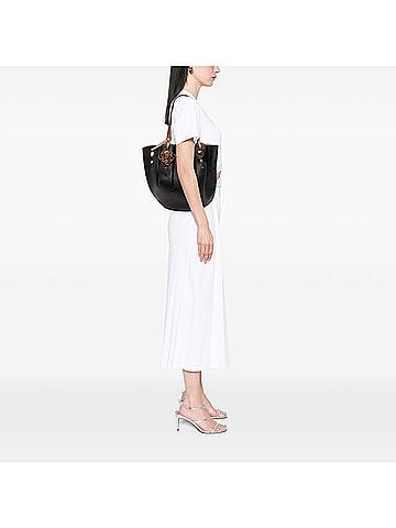 Loewe Paulas Ibiza Perforated Leather Shell Basket Tote (view 2)