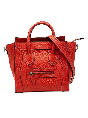 Céline Nano Leather Luggage Tote (view 1)