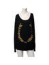 Wildfox Solid Black Gold Casual Sweaters Size S - photo 1