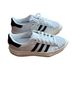 Adidas White Black Sneakers Size 6 - photo 1