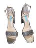 Betsey Johnson Silver Heels Size 8 1/2 - photo 1