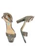 Betsey Johnson Silver Heels Size 8 1/2 - photo 2