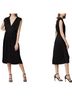Tome 100% Polyester Solid Black Cocktail Dress Size S - photo 1