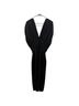 Tome 100% Polyester Solid Black Cocktail Dress Size S - photo 2