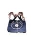 Steffe 100% Cotton Black Pink Blue Tote One size - photo 5