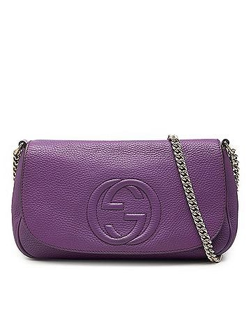Gucci Medium Calfskin Soho Chain Flap Crossbody (view 1)