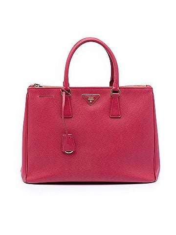 Prada Large Saffiano Lux Galleria Double Zip Satchel (view 1)