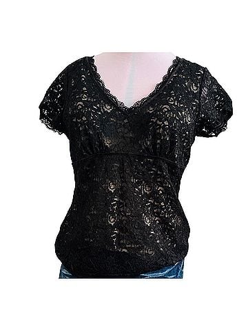 Tapemeasure Short Sleeve Blouse (view 1)