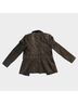Caslon 100% Lambskin 100% Polyester Brown Leather Jacket Size S - photo 6