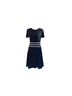 St. John Black White Wool Dress Size 2 - photo 1