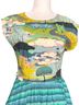 Retrolicious 100% Cotton Floral Stripes Multi Color Casual Dress Size S - photo 7
