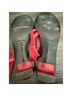Anine Bing 100% Leather Solid Red Sandals Size 7 1/2 - photo 3