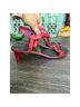 Anine Bing 100% Leather Solid Red Sandals Size 7 1/2 - photo 7