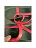 Anine Bing 100% Leather Solid Red Sandals Size 7 1/2 - photo 4