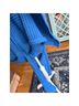 FRAME Solid Blue Casual Dress Size L - photo 5