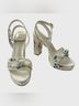 Alexandre Birman 100% Raffia Floral Blue Multi Color Sandals Size 9 - photo 3