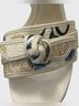 Alexandre Birman 100% Raffia Floral Blue Multi Color Sandals Size 9 - photo 4