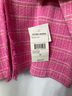 Studio Works Tweed Pink Yellow Cardigan Size M - photo 3