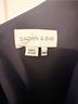 Sachin + Babi 100% Polyester Floral Blue White Cocktail Dress Size 20 - photo 3